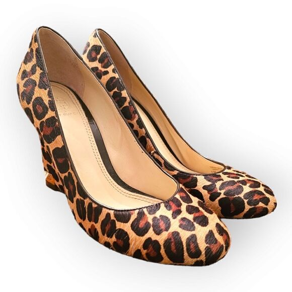 Tory Burch Leopard Astoria Wedge Heels (Size 7M) - Picture 15 of 15